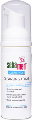 Sebamed Clear Face Cleansing Foam | pH 5.5 I Combats Pimples; Blackheads Face Wash(50 ml)