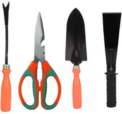 My Garden Garden Tool Set Big Trowel,Weeder,Scissor & khurpi for Kit (4 Tools) Garden Tool Kit(4 Tools)
