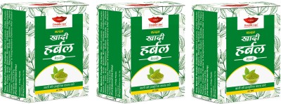 DOUBLE LIPS Herbal Khadi Mehndi Natural Black (60 Grm) Pack of 3(180 g)