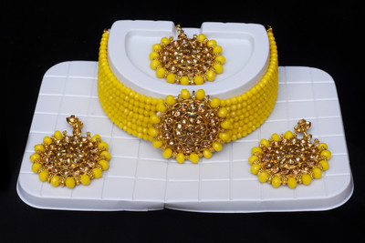 shivay Brass Yellow, Gold, Bronze Jewellery Set(Pack of 1)