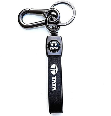 Meeko.com Premium Stylist Leather Key chain and Keyring for TATA Cars Key Chain