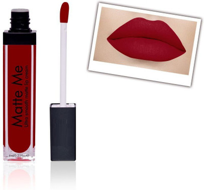 Latixmat Matte Me Ultra Smooth Liquid Lipstick Weightless Finish, Silky Matte Finish(MAROON, 6 ml)
