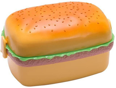 WONDER CREATURES Rectangular Shape Burger Lunch Box Sandwich Burger Shape Tiffin Box For Kids 1 Containers Lunch Box(1000 ml)