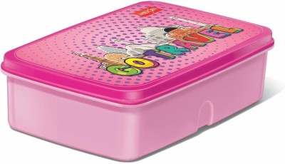 MILTON Gusto 1200 Tiffin Box PINK 3 Containers Lunch Box(1200 ml)