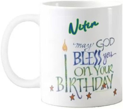 Exocticaa Happy Birthday Nitin Quotes 096 Ceramic Coffee Mug(325 ml)