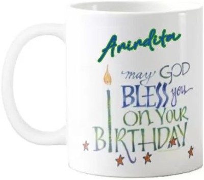 Exocticaa Happy Birthday Anindita Quotes 096 Ceramic Coffee Mug(325 ml)