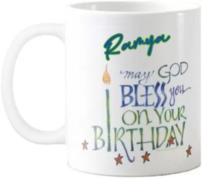 Exocticaa Happy Birthday Ramya Quotes 096 Ceramic Coffee Mug(325 ml)