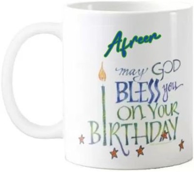 Exocticaa Happy Birthday Afreen Quotes 096 Ceramic Coffee Mug(325 ml)