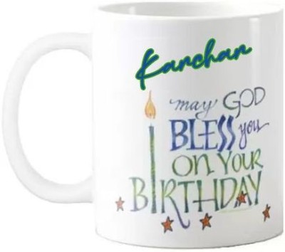 Exocticaa Happy Birthday Kanchan Quotes 096 Ceramic Coffee Mug(325 ml)