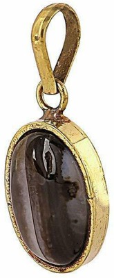 Jaipur Gemstone Original Hakik Stone Pendant For Girls and Womens Gold-plated Agate Copper Pendant