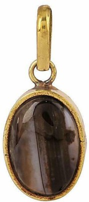 Jaipur Gemstone Raran Bazaar Certified Natural, Hakik Stone, Adjustable Pendant Gold-plated Agate Copper Pendant