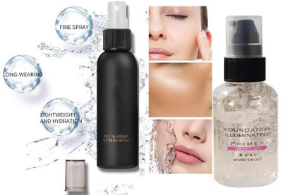 GFSU Most Trending Fixer with Primer Combo  Primer  - 130 ml(TRANSPARENT)