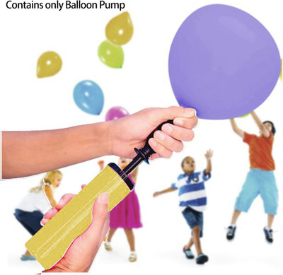Shopperskart Balloon Pump Easily inflate latex balloon Hand pump for balloons Balloon Pump(Yellow)