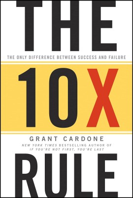 The 10X Rule: The Only Difference Between Success And Failure (English, Hardcover , Cardone Grant)(Hardcover, Grant Cardone)