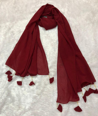 alsaj Self Design Georgette Women Stole