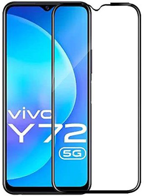 MR WIWU Edge To Edge Tempered Glass for Vivo Y72 5G(Pack of 1)