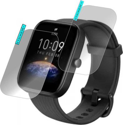 SANIK Screen Guard for SCREEN GUARD AMAZFIT BIP-3(Pack of 2)