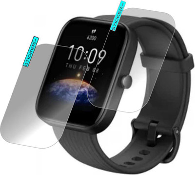 SANIK Screen Guard for SCREEN GUARD AMAZFIT BIP-3(Pack of 2)