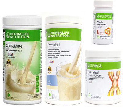 Herbalife Nutrition FORMULA1 KULFI 500 PROTIEN 200 GAFRESHENERGYDRINK CINNAMAN50 +SHAKEMATE 500 G Plant-Based Protein(1.25 kg, KULFI)