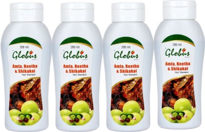 Globus Amla Reetha & Shikakai Hair Shampoo(800 ml)