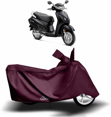 Mdstar Waterproof Two Wheeler Cover for Honda(Activa 6G, Maroon)