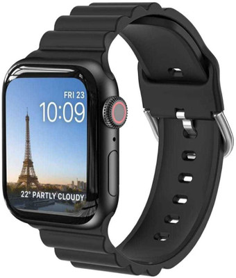THE MOBILE POINT SERIES-6 SUPER AMOLED 44MM WITH BT CALLING SUPPORT Smartwatch(Black Strap, REGULER)
