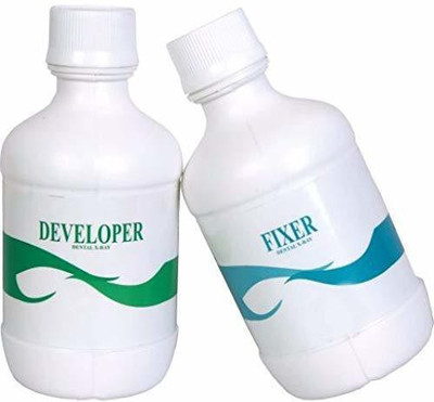 pyrax Dental X-Ray Developer and Fixer Liquid Combo Pack Teeth Whitening liquid(452 ml)