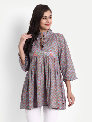 githaan Casual Printed Women Multicolor Top