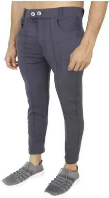Kshivi Solid Men Grey Track Pants