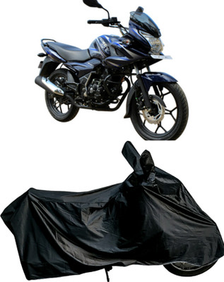 APNEK Waterproof Two Wheeler Cover for Bajaj(Discover 150 f, Black)