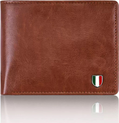 ilw Men Casual Tan Artificial Leather Card Holder(8 Card Slots)