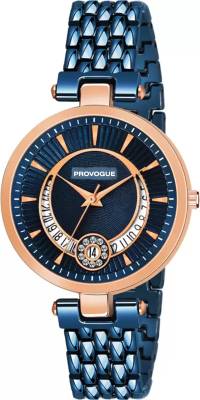 PROVOGUE Basic Analog Watch for Women with Day and Date Display