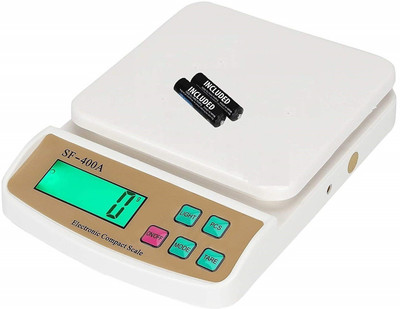 Siya Shine Electronic Digital 1Gram-10 Kg Weight Scale, Kitchen weight machine,auto zero S1 Weighing Scale(White)