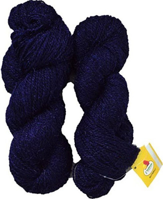 JEFFY Vardhman RABIT Excel Wool Hank Hand Knitting Wool/Art Craft Yarn, Navy 300g