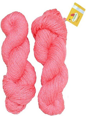 JEFFY Vardhman Charming Light Salmon Wool Hand Knitting Wool/Art Craft Yarn 200g