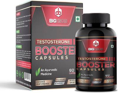 BigKnob Testosterone Booster Capsules I Enhance Performance I Stamina I Pleasure I Muscles I Size I Power I Infused With Shilajit I Ashwagandha I Ginseng