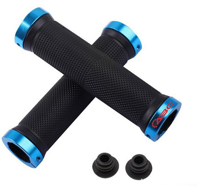 BYKING Premium Quality Cycling Lock-on Anti-slip Bicycle Handle Grips, Color- Blue Bicycle Handle Grip(130 mm)