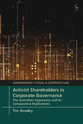 Activist Shareholders in Corporate Governance(English, Paperback, Bowley Tim)