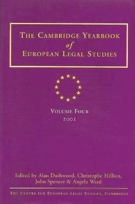 Cambridge Yearbook of European Legal Studies Vol 4, 2001(English, Hardcover, unknown)