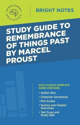 Study Guide to Remembrance of Things Past by Marcel Proust(English, Paperback, unknown)