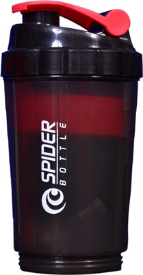WELCO 500 ml Plastic Shaker(Pack of 1, Red)