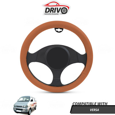 Drivo Steering Cover For Maruti Versa(Tan, Leatherite)