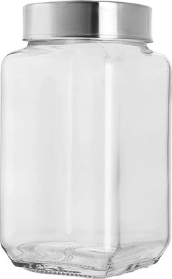 Machak Glass Grocery Container  - 1800 ml(Clear)