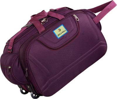 (Expandable) 60 L Strolley Duffel Bag - INOVA- Purple - Regular Capacity- Duffel With Wheels (Strolley)