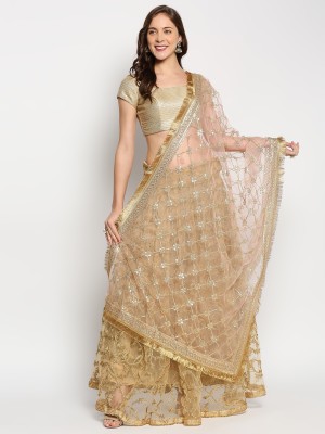 DUPATTA BAZAAR Net Embroidered Women Dupatta