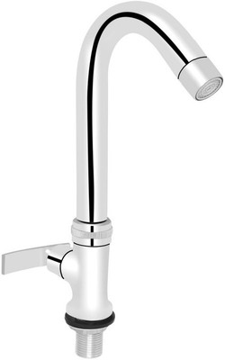 Flipkart SmartBuy SNBR-044601 Fine Quality ZM03 360° Swivel Swan Neck Tap Brass - 1 Piece Pillar Tap Faucet(Deck Mount Installation Type)