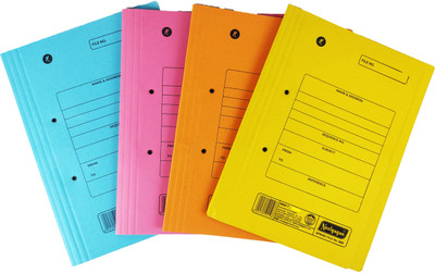 NEELGAGAN Spring File Cobra No.888 File Board (P-10) A-4 Size (27.0 cm x 35.0 cm)(Set Of 10, Multicolor)