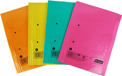 NEELGAGAN Spring File Cobra No.999 Thick Files (P-10) Suitable for Document (26.0 cm x 34.5 cm)(Set Of 10, Multicolor)
