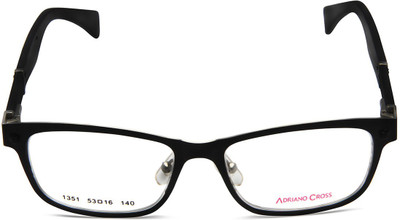 ADRIANO CROSS Full Rim Square Frame(53 mm)