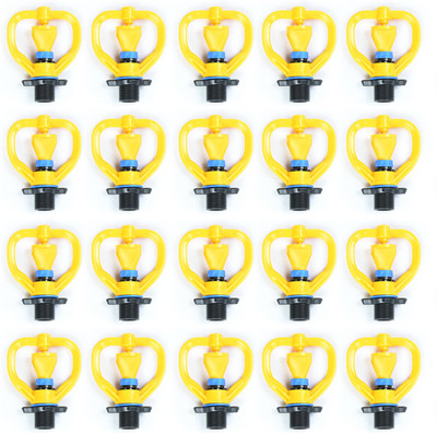 VAYAL IRRIGATIONS Butterfly Sprinkler/ Sprayer 1/2 Inch Agriculture/Poultry 360 Deg | 15 Ft Radius 100 L Hose-end Sprayer(Pack of 20)